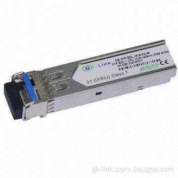 GB-SFP-BDL-2434 (43)-40 SFP BIDI 1.25G 1310/1490nm (1490/1310nm) DDM 40km Transceiver